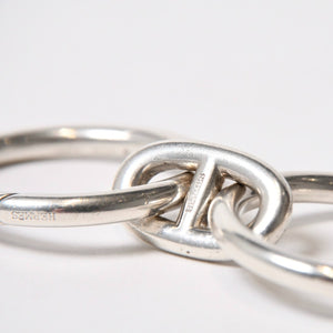HERMES エルメス シェーヌダンクル キーリング キーチェーン 重量26.2g シルバー 美品 中古 4b013964