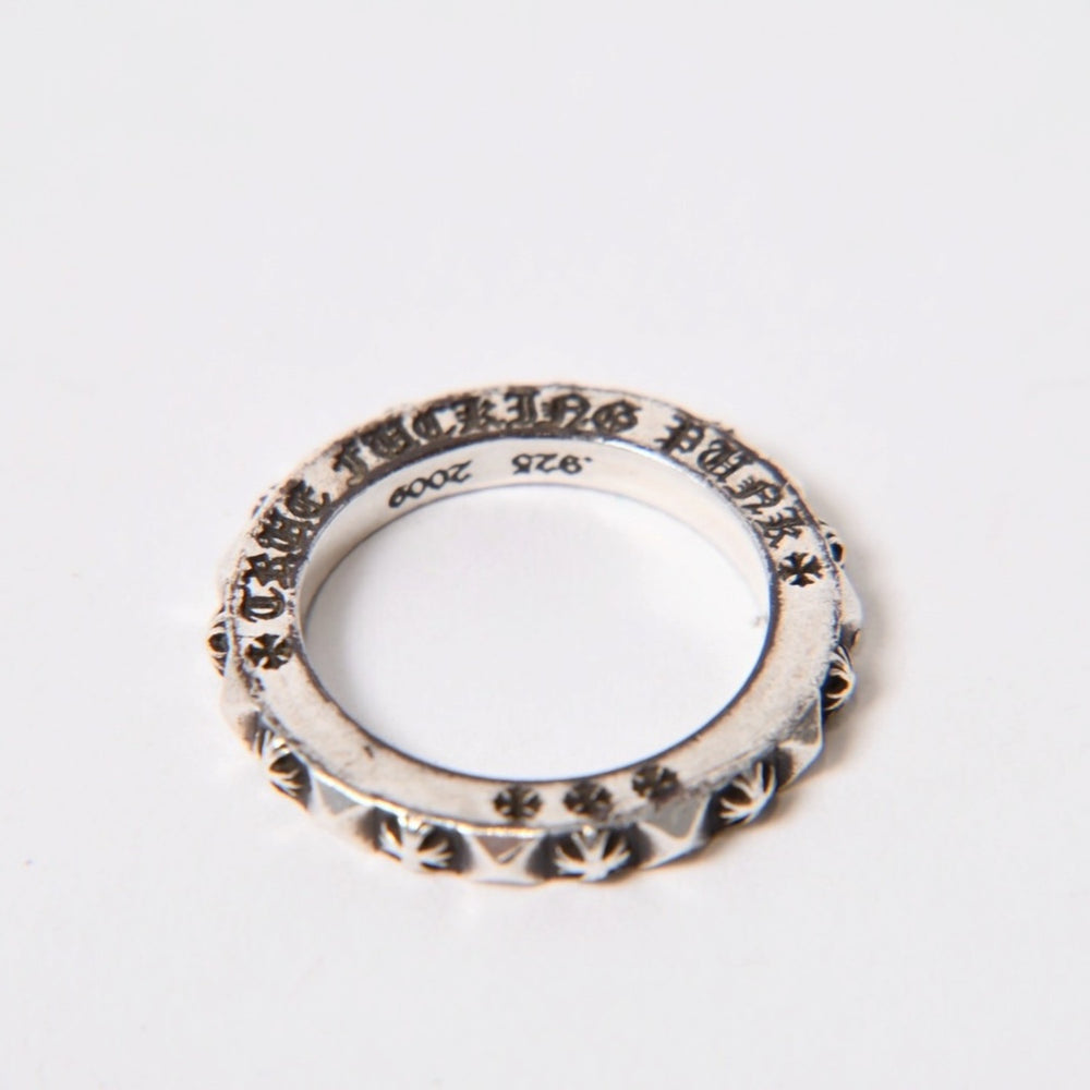 CHROME HEARTS Chrome Hearts TFP Big Punk Ring Ring Size 10.5 Weight Approx. 4.52g Silver 925 Good Condition Used 4b014123