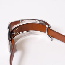 画像をギャラリービューアに読み込む, HERMES エルメス BELT MOTIF レザーベルト ブレスレット ブラウン シルバー925 美品 中古 4b013965