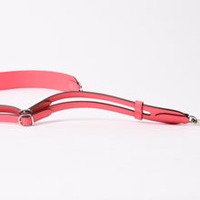 画像をギャラリービューアに読み込む, 極美品 HERMES エルメス ショルダーストラップ ピンク系 エプソンレザー シルバー金具 中古 4b013921