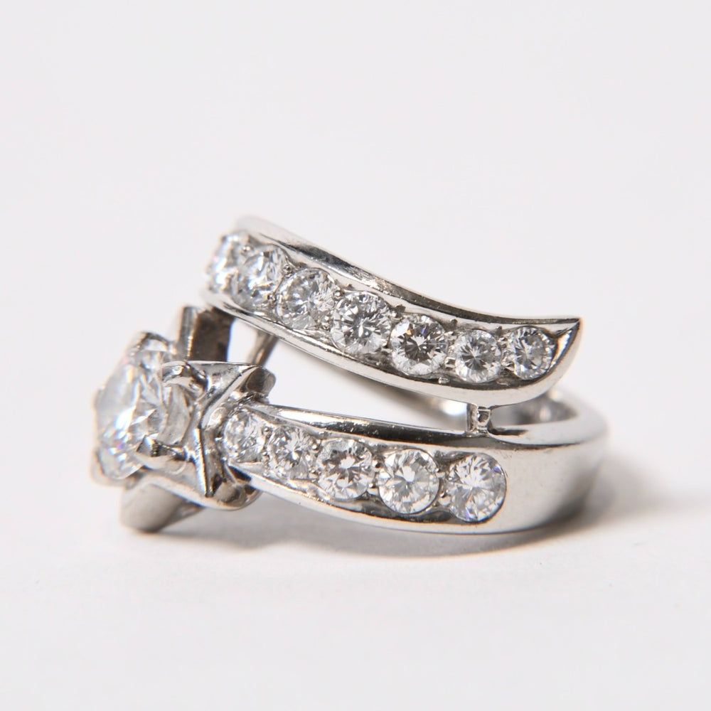 CHANEL シャネル コメット リング 指輪 アクセサリー ダイヤモンド K18WG 12g シルバー金具 美品 中古 4b013919