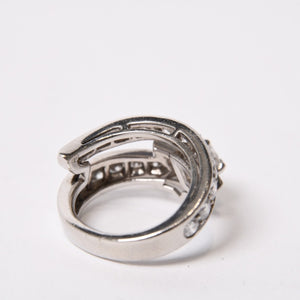 CHANEL Comet Ring Ring Accessory Diamond K18WG 12g Silver Hardware Good Condition Used 4b013919