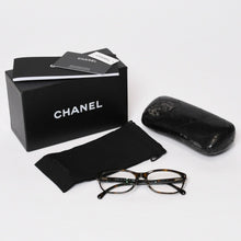 画像をギャラリービューアに読み込む, 極美品 CHANEL シャネル 伊達メガネ アイウェア 3236-Q-A c.714 サイズ53□16 135 べっ甲カラー ココマーク 中古 4b013971