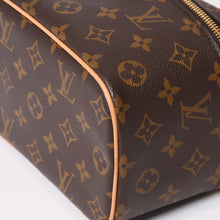 画像をギャラリービューアに読み込む, 極美品 LOUIS VUITTON ルイヴィトン モノグラム ニース ミニ バニティバッグ ハンドバッグ M44495 ブラウン ゴールド金具 中古 4b013940