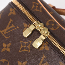 画像をギャラリービューアに読み込む, 極美品 LOUIS VUITTON ルイヴィトン モノグラム ニース ミニ バニティバッグ ハンドバッグ M44495 ブラウン ゴールド金具 中古 4b013940