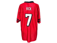 画像をギャラリービューアに読み込む, REEBOK NFL Falcons Vick リーボック フットボール アメフト ゲームシャツ レッド サイズ XL 中古 4b001398