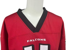 画像をギャラリービューアに読み込む, REEBOK NFL Falcons Jones リーボック フットボール アメフト ゲームシャツ レッド 品質タグなし サイズ XL 美品 中古 4b001400