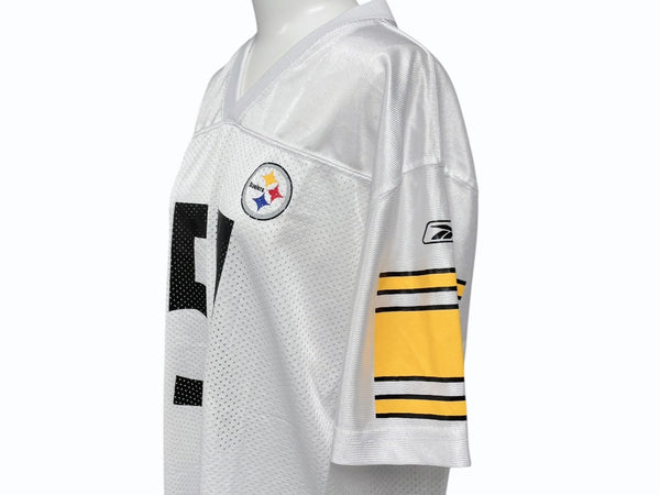 REEBOK NFL Steelers Farrior Reebok Football American Football Game Shirt White Size XL Good Condition Used 4b001401