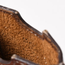 画像をギャラリービューアに読み込む, Berluti ベルルッティ カードケース スクリット カリグラフィー ロゴ ブラウン レザー 美品 中古 4b014057