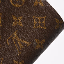 画像をギャラリービューアに読み込む, LOUIS VUITTON ルイヴィトン モノグラム ポルトフォイユエリーズ Wホック 二つ折り財布 M61674 ブラウン 美品 中古 4b014060