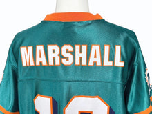 画像をギャラリービューアに読み込む, REEBOK NFL Dophins Marshall リーボック フットボール アメフト ゲームシャツ グリーン サイズ XL 美品中古 4b001404
