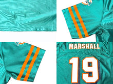 画像をギャラリービューアに読み込む, REEBOK NFL Dophins Marshall リーボック フットボール アメフト ゲームシャツ グリーン サイズ XL 美品中古 4b001404
