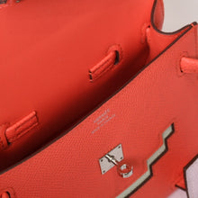 画像をギャラリービューアに読み込む, 新品未使用 HERMES エルメス ケリードール ピクト ローズテキサス×モーヴペール×ヴェールフィズ B刻印 中古 4b014051