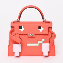画像をギャラリービューアに読み込む, 新品未使用 HERMES エルメス ケリードール ピクト ローズテキサス×モーヴペール×ヴェールフィズ B刻印 中古 4b014051