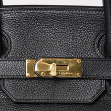 画像をギャラリービューアに読み込む, 極美品 HERMES エルメス ショルダーバーキン トリヨンクレマンス ◻︎I刻 ゴルチェ期 ブラック ゴールド金具 中古 4b013991
