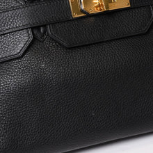 画像をギャラリービューアに読み込む, 極美品 HERMES エルメス ショルダーバーキン トリヨンクレマンス ◻︎I刻 ゴルチェ期 ブラック ゴールド金具 中古 4b013991