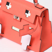 画像をギャラリービューアに読み込む, 新品未使用 HERMES エルメス ケリードール ピクト ローズテキサス×モーヴペール×ヴェールフィズ B刻印 中古 4b014051