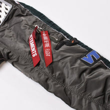 画像をギャラリービューアに読み込む, 極美品 Vetements ヴェトモン レーシングボンバージャケット アルファインダストリーズ ブラック マルチカラー サイズXS 中古 4b014103