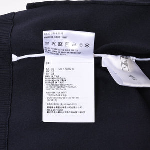 新品未使用品 MIU MIU ミュウミュウ ジップアップブルゾン MMF958 SOOO 16WY ニットロゴパッチ ネイビー 4b014004
