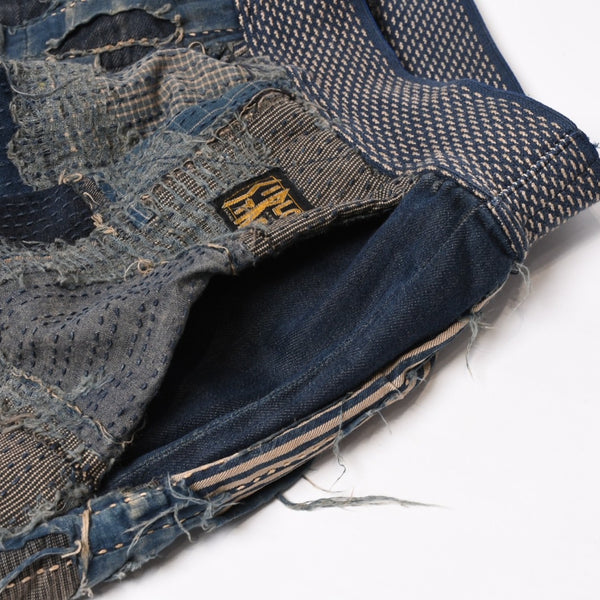 KAPITAL キャピタル BORO Short Pants ボロ ショートパンツ KOUNTRY インディゴ EK-1186 美品 中古 4b014121