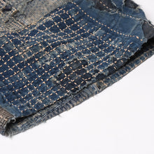画像をギャラリービューアに読み込む, KAPITAL キャピタル BORO Short Pants ボロ ショートパンツ KOUNTRY インディゴ EK-1186 美品 中古 4b014121