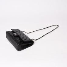 画像をギャラリービューアに読み込む, CHANEL シャネル マトラッセ25 Wフラップ Wチェーンショルダーバッグ 12番台 ココマーク キャビアスキン シルバー金具 美品 中古 4b014007