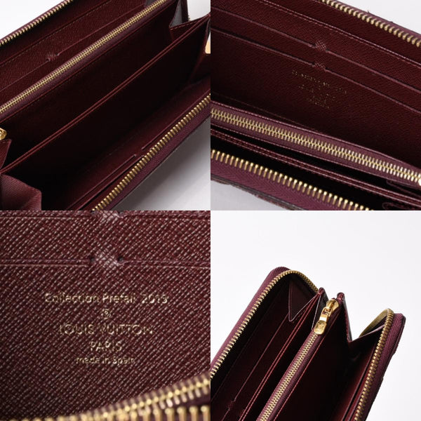 極美品 LOUIS VUITTON ルイヴィトン ジッピーウォレット 長財布 N63174 ダミエパイエット ゴールド金具 中古 4b013949
