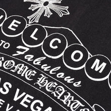 画像をギャラリービューアに読み込む, CHROME HEARTS クロムハーツ LAS VEGAS S/S TEE ラスベガス限定 半袖Tシャツ コットン ブラック サイズS 美品 中古 4b014100