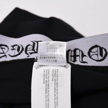 画像をギャラリービューアに読み込む, 極美品 CHROME HEARTS クロムハーツ LOGO LEGGINGS ロゴ レギンス サイズM バイカーショーツ ブラック 中古 4b014052