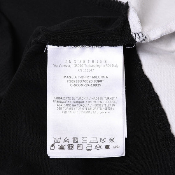 MONCLER Long T-shirt Men's Brand Logo Cotton Size SF10918D70020 8390T Good Condition Used 4b014061