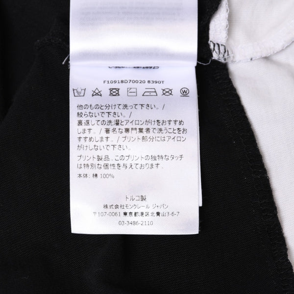 MONCLER Long T-shirt Men's Brand Logo Cotton Size SF10918D70020 8390T Good Condition Used 4b014061