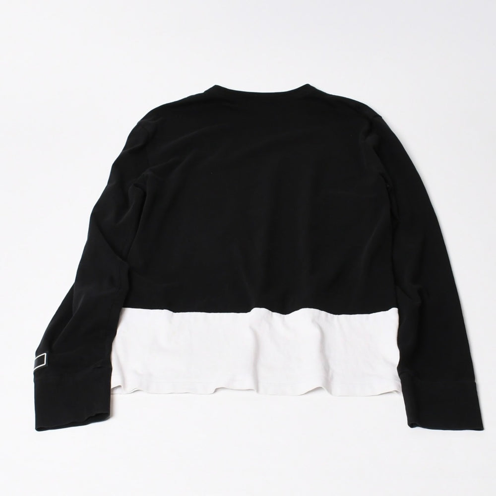 MONCLER モンクレール ロング Tシャツ メンズ ブランドロゴ コットン サイズ SF10918D70020 8390T 美品 中古 4b014061