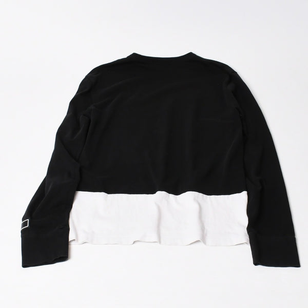 MONCLER Long T-shirt Men's Brand Logo Cotton Size SF10918D70020 8390T Good Condition Used 4b014061