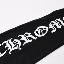 画像をギャラリービューアに読み込む, 極美品 CHROME HEARTS クロムハーツ 長袖Tシャツ サイズM オールドイングリッシュ ネックロゴ ブラック 中古 4b014015