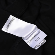画像をギャラリービューアに読み込む, 極美品 CHROME HEARTS クロムハーツ 長袖Tシャツ サイズM オールドイングリッシュ ネックロゴ ブラック 中古 4b014015