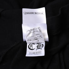 画像をギャラリービューアに読み込む, 極美品 CHROME HEARTS クロムハーツ 長袖Tシャツ サイズM オールドイングリッシュ ネックロゴ ブラック 中古 4b014015