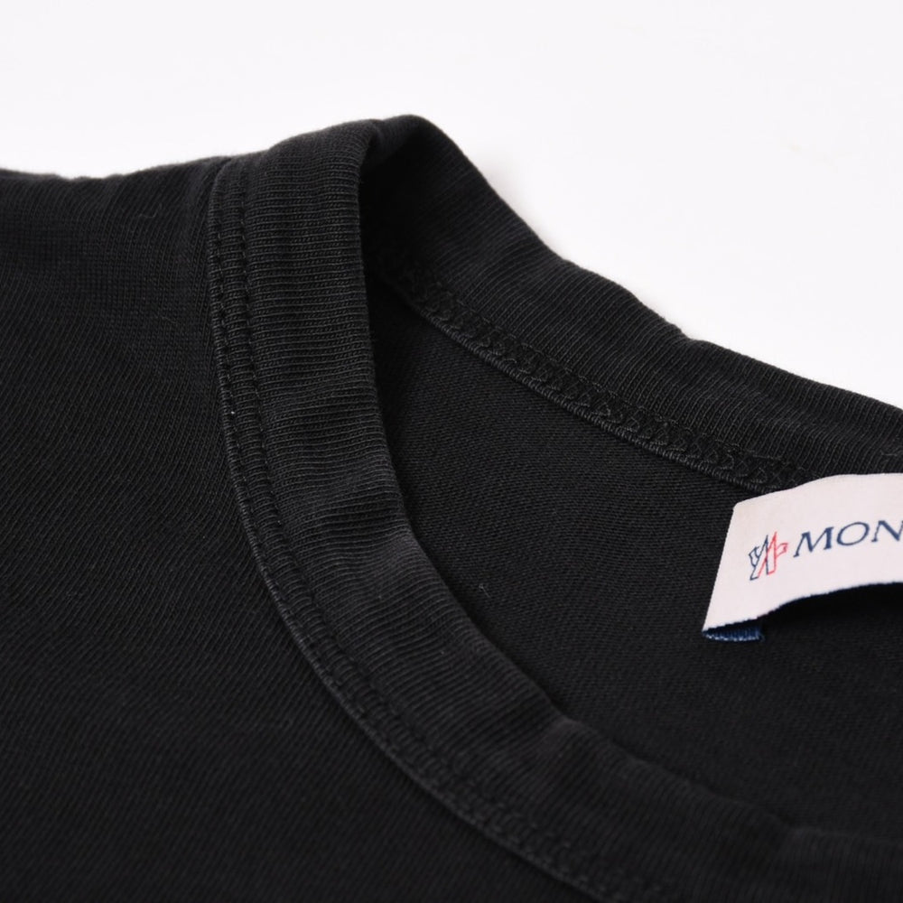 MONCLER モンクレール ロング Tシャツ メンズ ブランドロゴ コットン サイズ SF10918D70020 8390T 美品 中古 4b014061