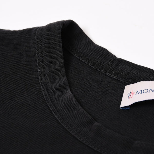 MONCLER Long T-shirt Men's Brand Logo Cotton Size SF10918D70020 8390T Good Condition Used 4b014061