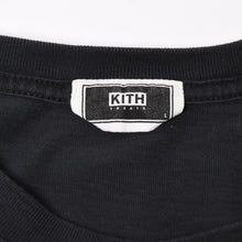 画像をギャラリービューアに読み込む, KITH キス 半袖Tシャツ トップス クールネック カットソー ワンポイント サイズL ブラック 美品 中古 4b014081
