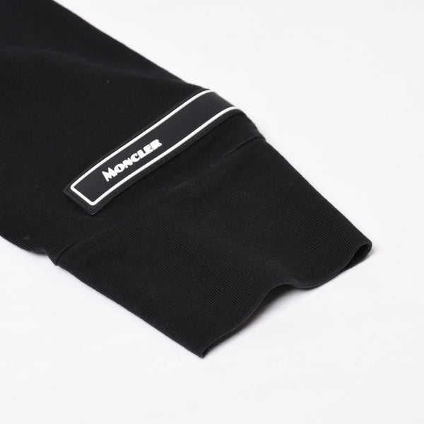 MONCLER Long T-shirt Men's Brand Logo Cotton Size SF10918D70020 8390T Good Condition Used 4b014061
