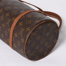 画像をギャラリービューアに読み込む, LOUIS VUITTON ルイヴィトン パピヨン30 ハンドバッグ M51365 モノグラム PVC レザー ブラウン ゴールド金具 美品 中古 4b014064