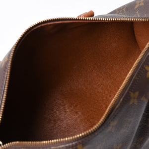 LOUIS VUITTON ルイヴィトン パピヨン30 ハンドバッグ M51365 モノグラム PVC レザー ブラウン ゴールド金具 美品 中古 4b014064