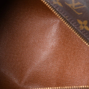LOUIS VUITTON ルイヴィトン パピヨン30 ハンドバッグ M51365 モノグラム PVC レザー ブラウン ゴールド金具 美品 中古 4b014064