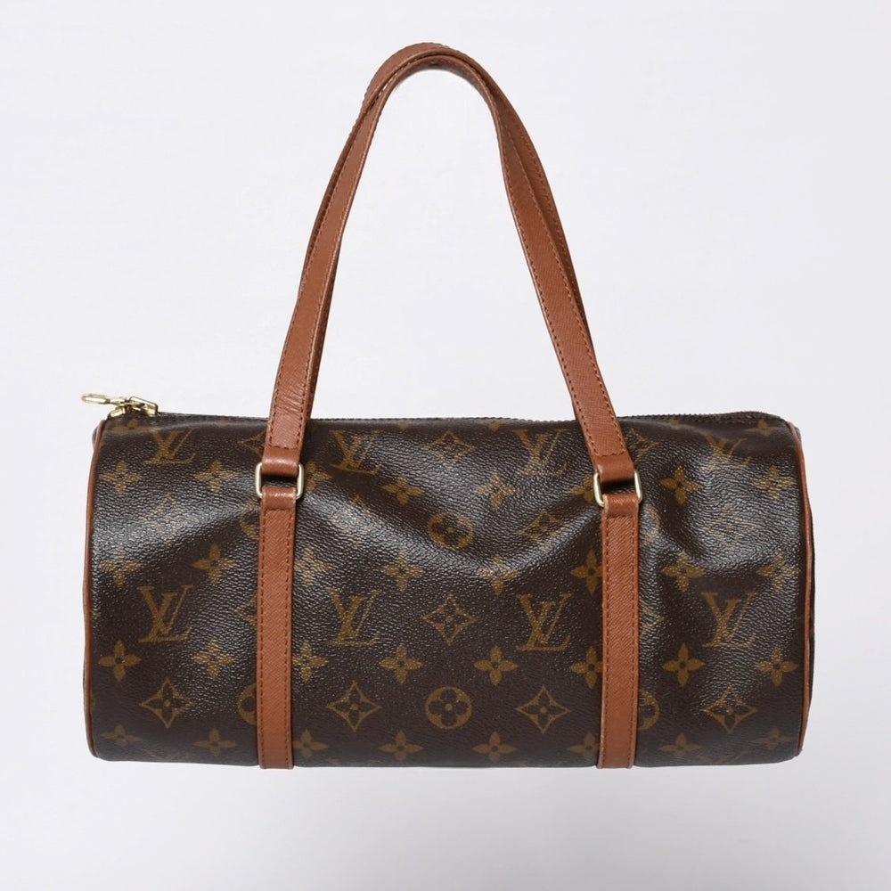 LOUIS VUITTON Papillon 30 Handbag M51365 Monogram PVC Leather Brown Gold Hardware Good Condition Used 4b014064