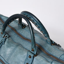画像をギャラリービューアに読み込む, BALENCIAGA バレンシアガ Le City First ル シティ バッグ 超希少 ターコイズブル― 110506213048 美品 中古 4b014158