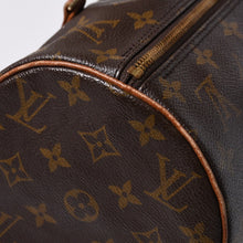画像をギャラリービューアに読み込む, LOUIS VUITTON ルイヴィトン パピヨン30 ハンドバッグ M51365 モノグラム PVC レザー ブラウン ゴールド金具 美品 中古 4b014064