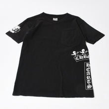 画像をギャラリービューアに読み込む, CHROME HEARTS クロムハーツ フォティ ハリスティーター コラボ 半袖Tシャツ コットン ブラック サイズS 美品 中古 4b014098