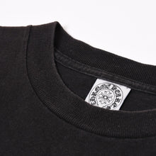 画像をギャラリービューアに読み込む, CHROME HEARTS クロムハーツ フォティ ハリスティーター コラボ 半袖Tシャツ コットン ブラック サイズS 美品 中古 4b014098