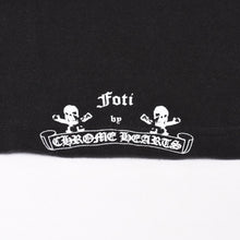 画像をギャラリービューアに読み込む, CHROME HEARTS クロムハーツ フォティ ハリスティーター コラボ 半袖Tシャツ コットン ブラック サイズS 美品 中古 4b014098