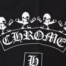 画像をギャラリービューアに読み込む, CHROME HEARTS クロムハーツ フォティ ハリスティーター コラボ 半袖Tシャツ コットン ブラック サイズS 美品 中古 4b014098